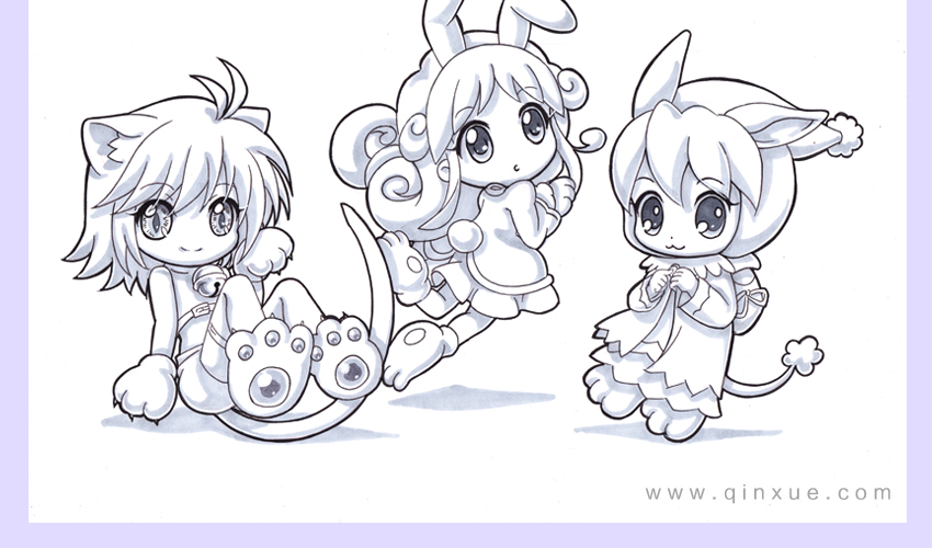 2  写实和q版介绍20分钟1.3  构图12分钟1.4  草稿20分钟1.